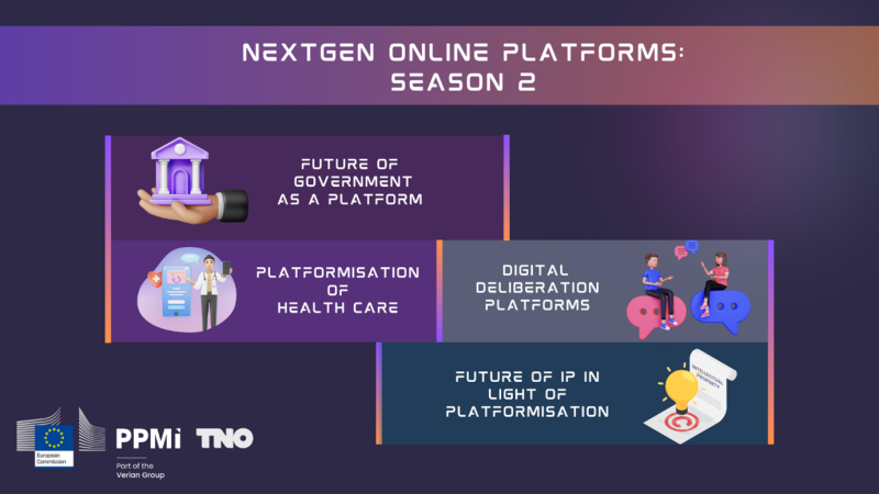 NextGen Online Platforms: help shape the future of IP, democracy, government services and health care in Europe!